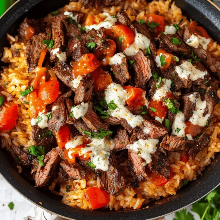 Steak & Queso Rice