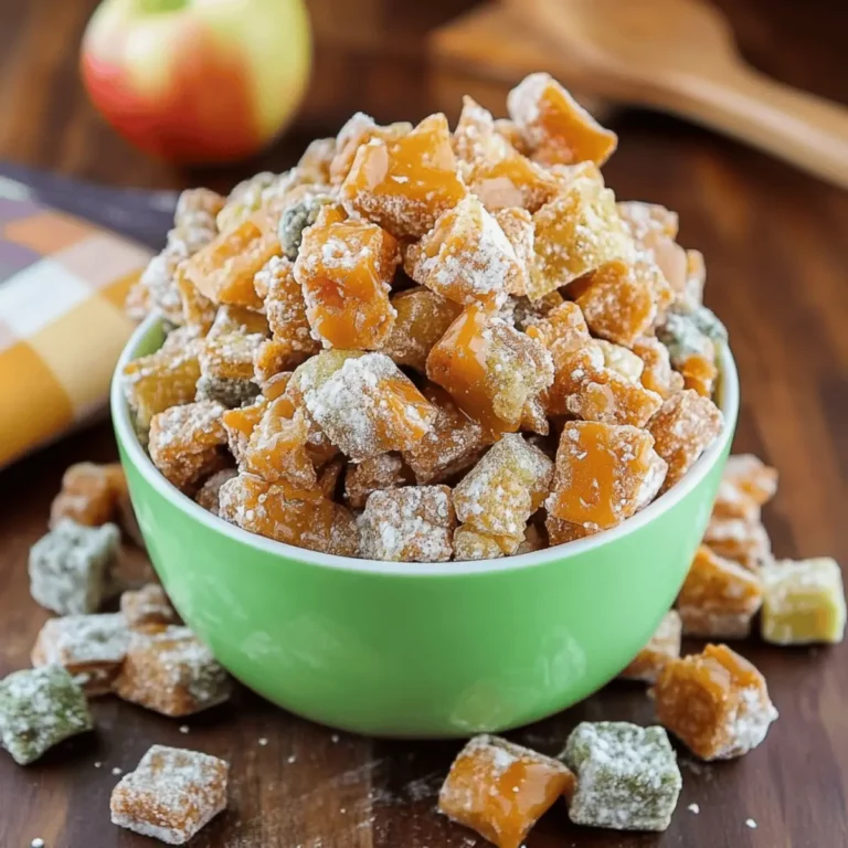Caramel Apple Puppy Chow