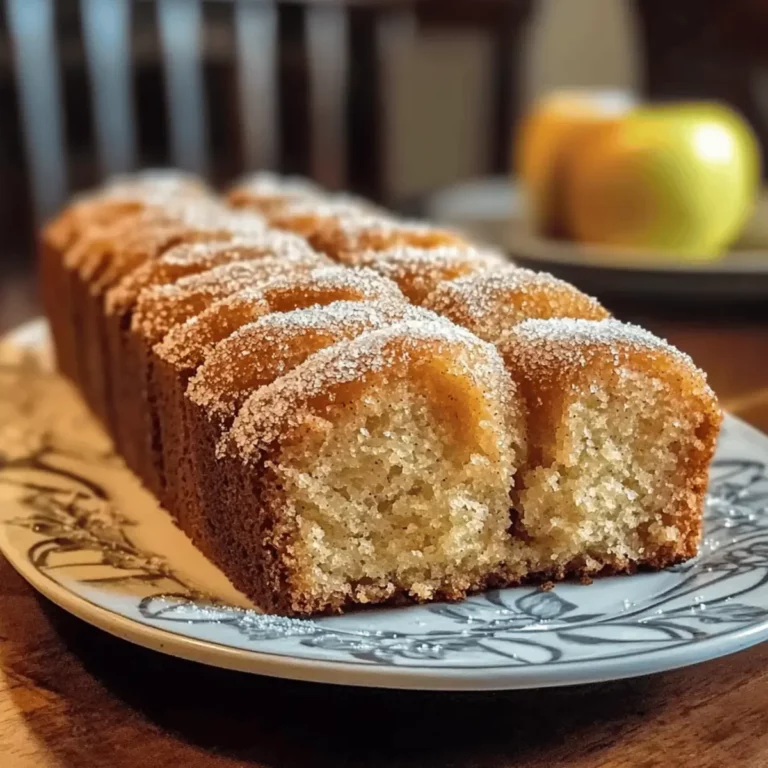 Spiced Apple Cider Donut Loaf with a Cinnamon Sugar Crust - Savory Splash