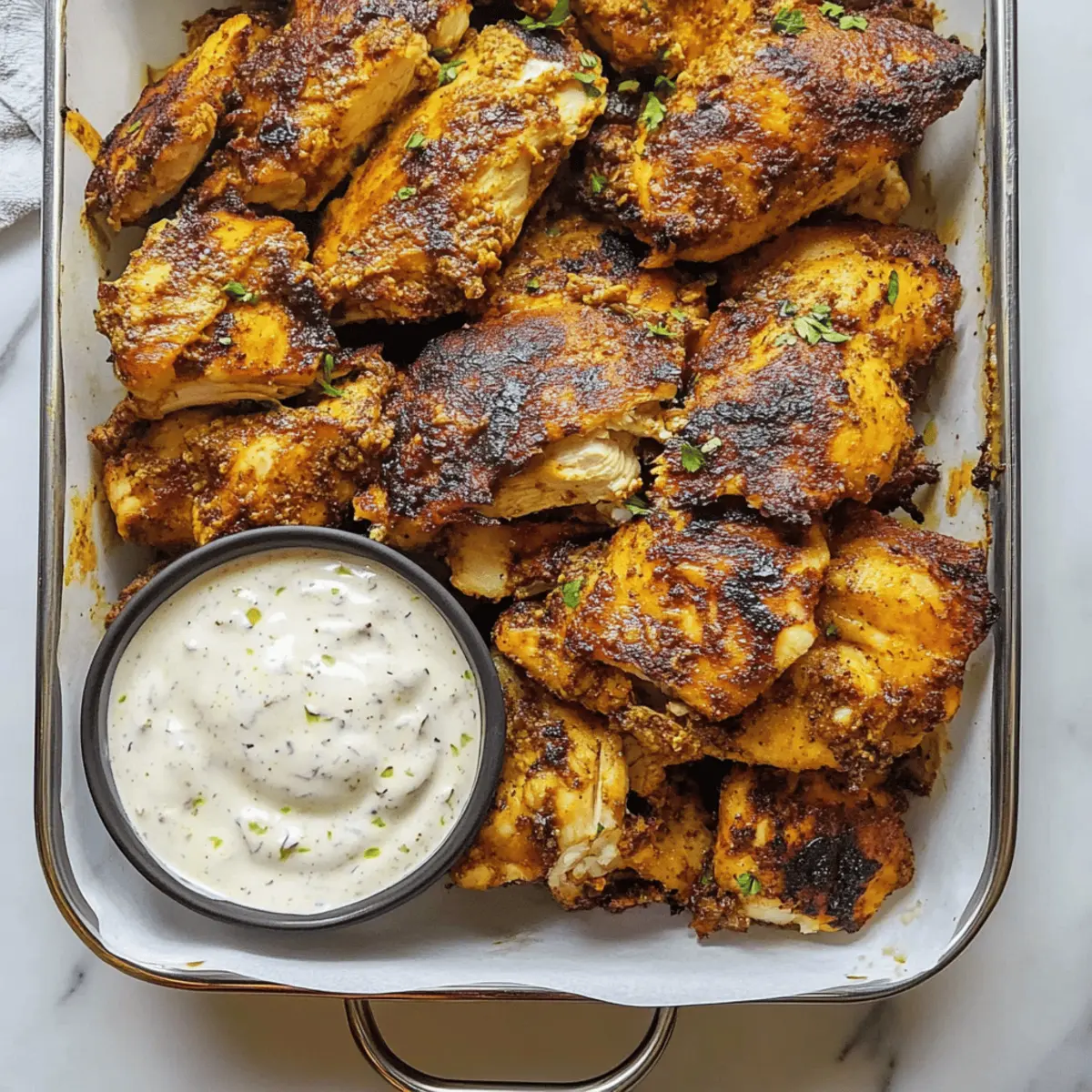 Chicken Shawarma with Creamy Garlic Sauce