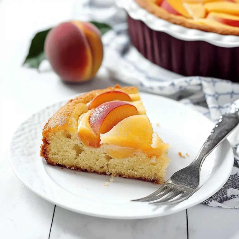 Irresistible Summer Peach Cake