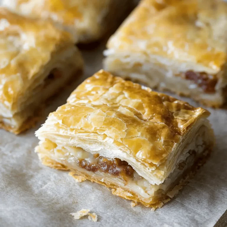 Breakfast Puff Pastry Bars