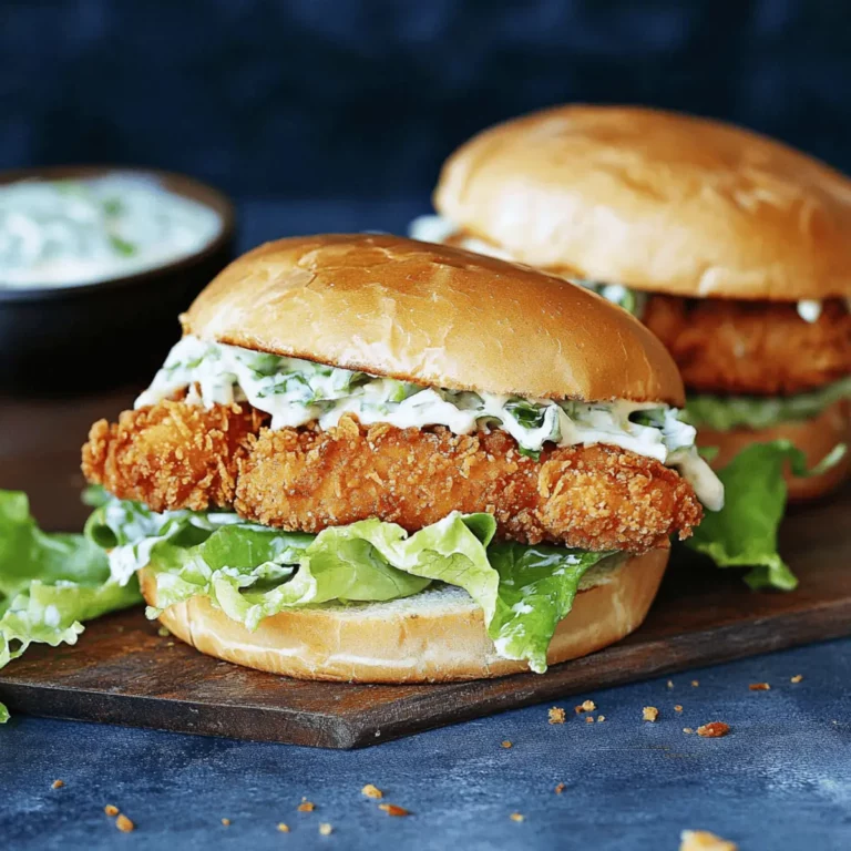 Crispy Chicken Caesar Sandwich