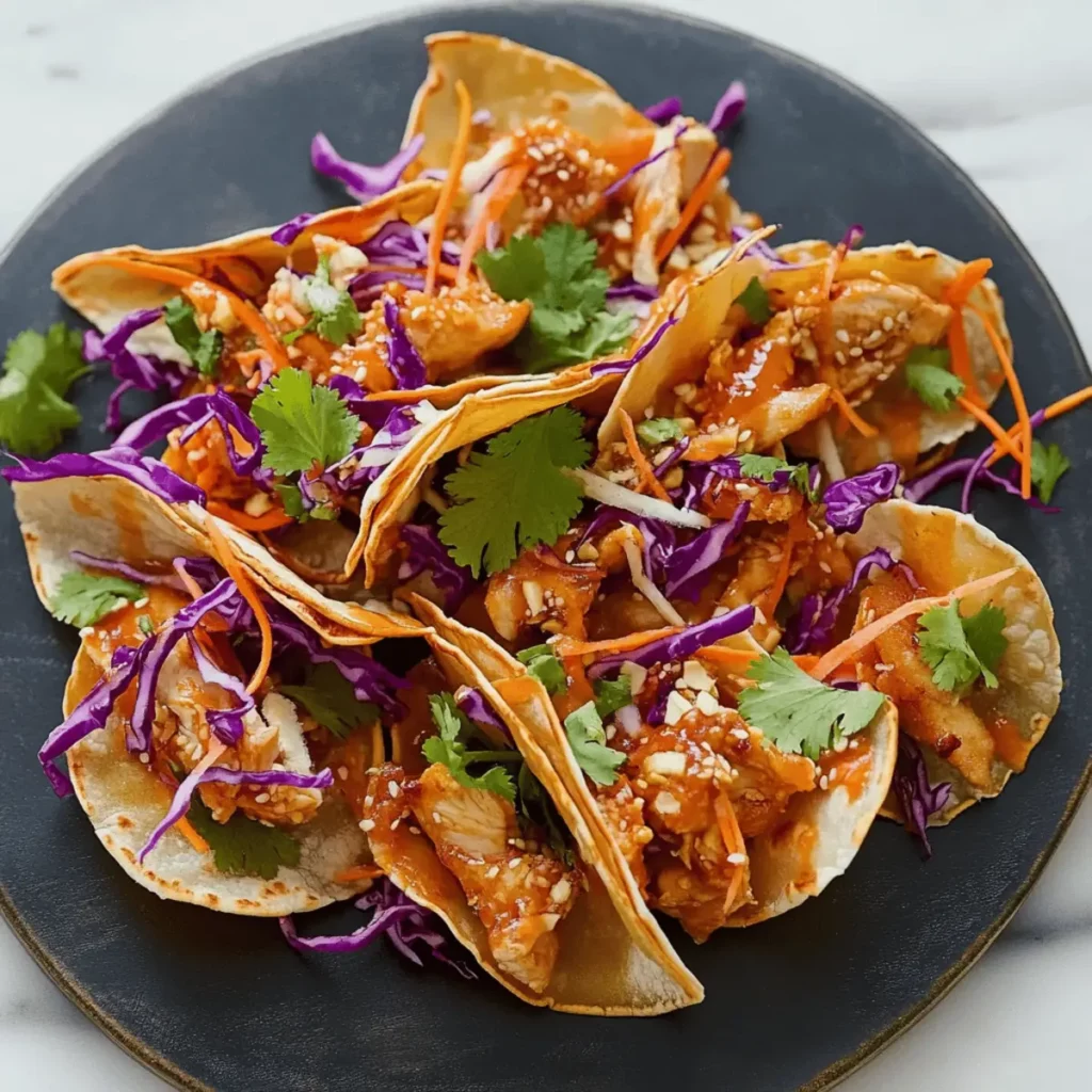 Chicken Wonton Tacos