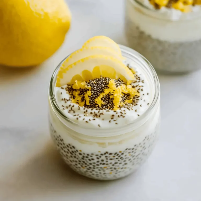 The Best Lemon Cream Chia Pudding