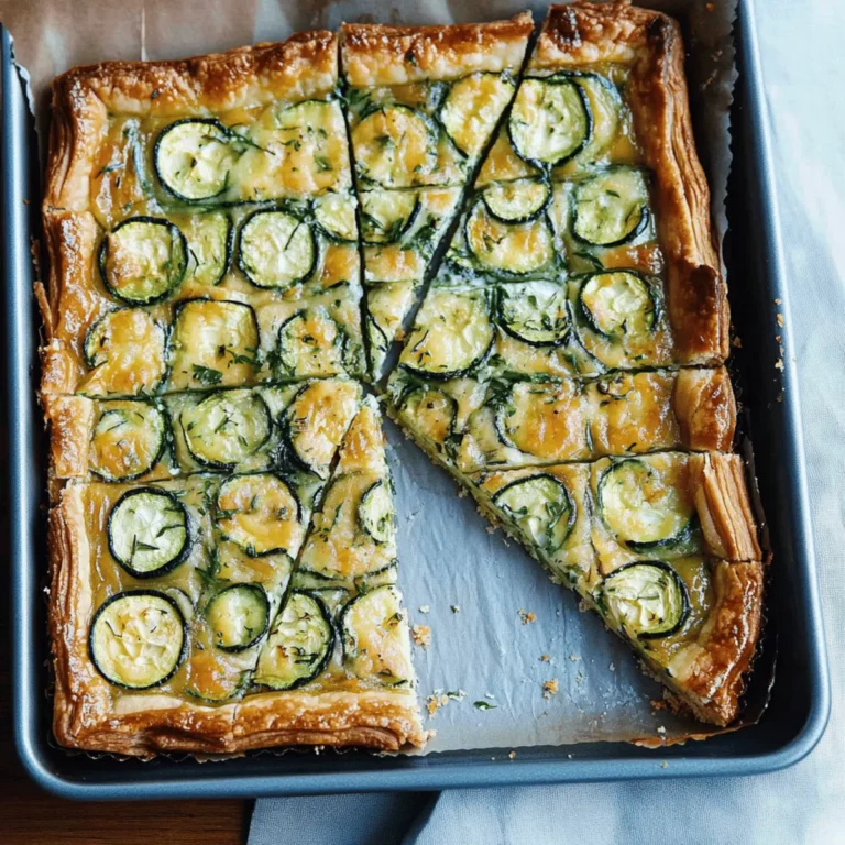 Savory Gruyere and Zucchini Tart