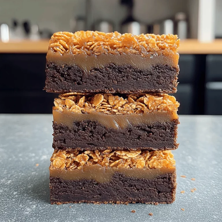 Caramel Cornflake Brownies