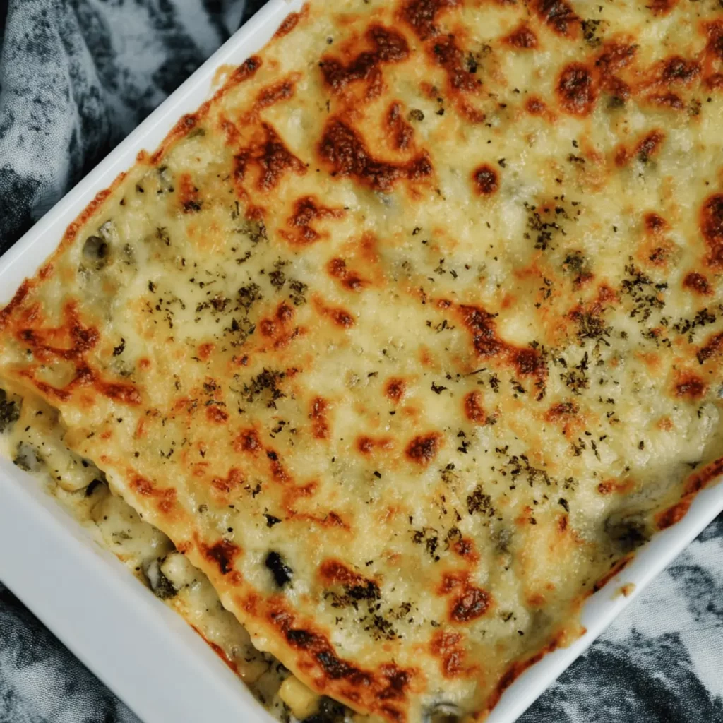 Loaded Veggie White Lasagna