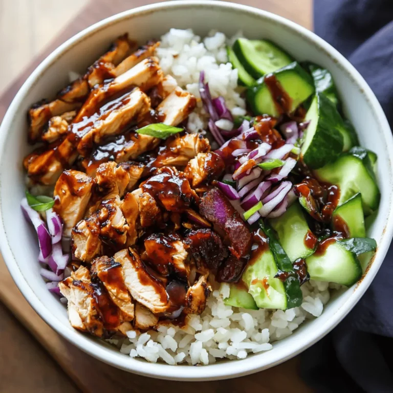 BBQ Chicken Rice Bowls
