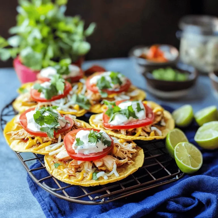 Tasty Rotisserie Chicken Tostadas