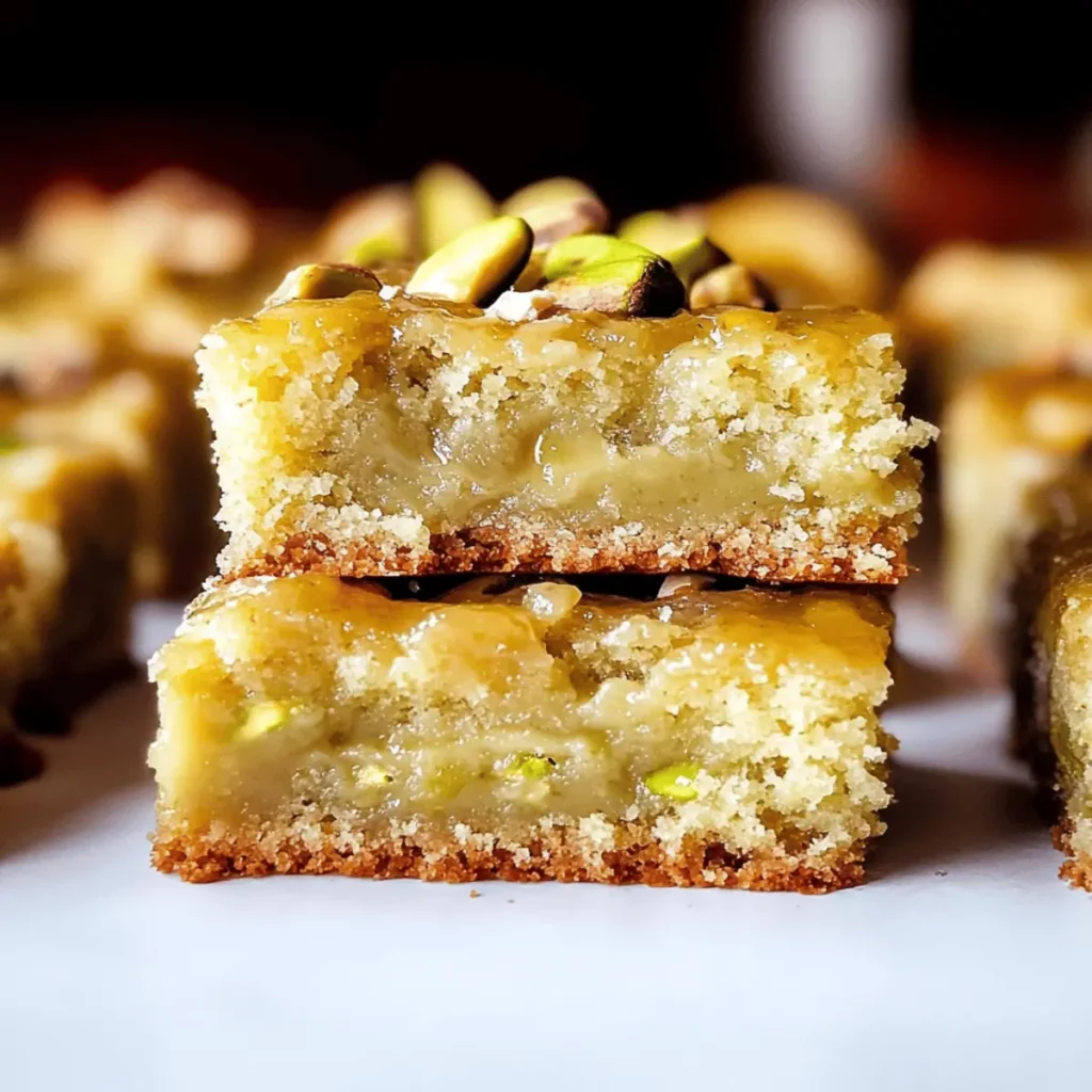Pistachio Gooey Butter Cake