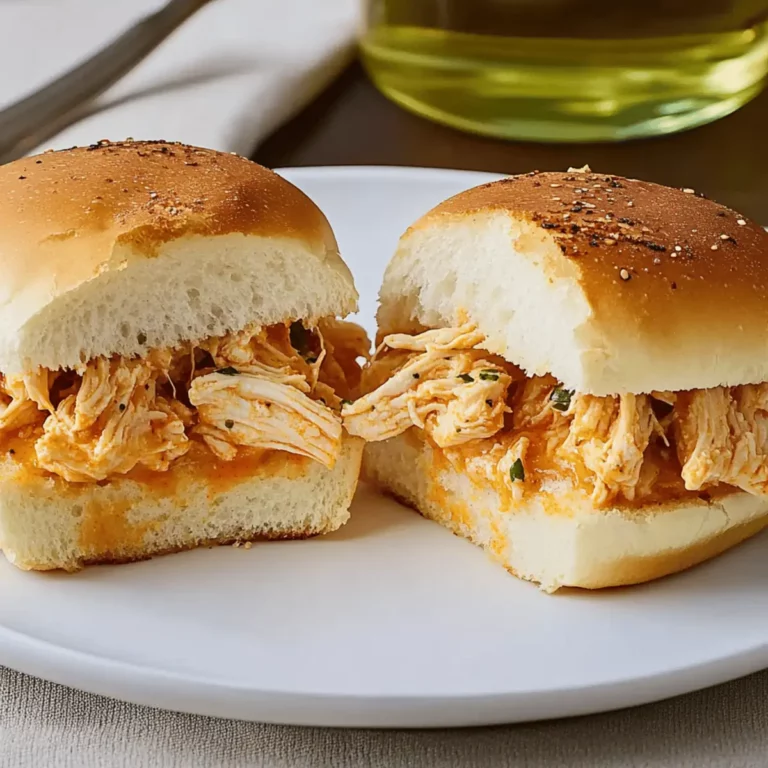 Buffalo Chicken Sliders