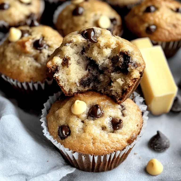 Bakery-Style Brown Butter Chocolate Chip Muffins