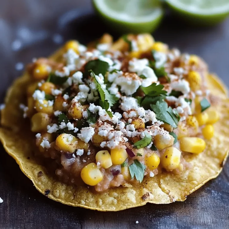 Mexican Street Corn Tostadas