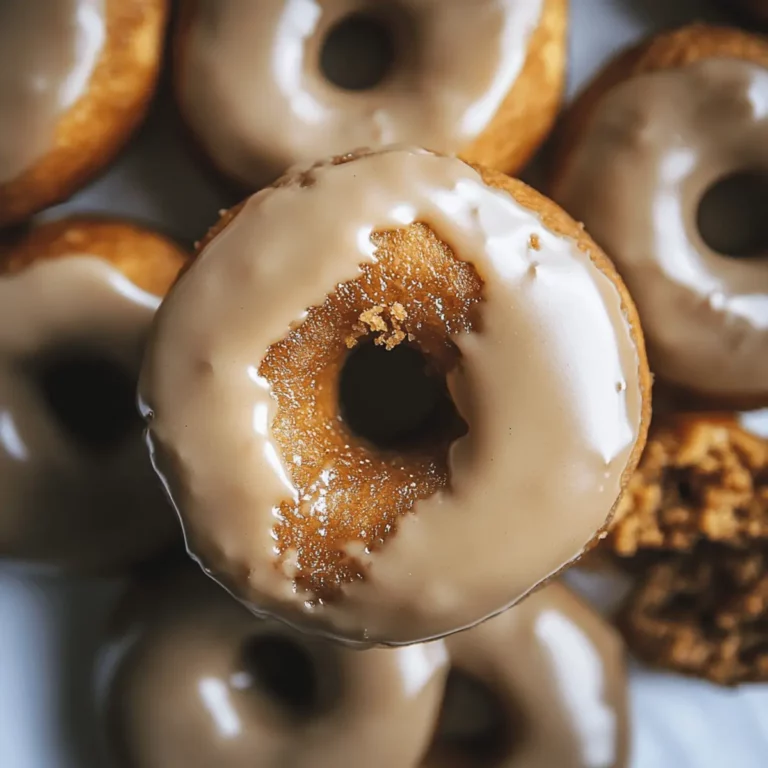 Pumpkin Donuts with Brown Sugar Glaze