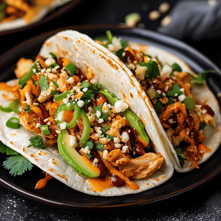 Korean Chicken Tacos