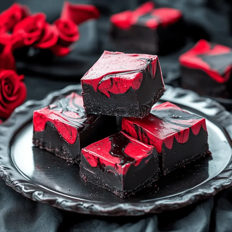 Vampire Fudge Recipe
