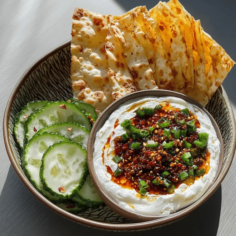 Labneh Chili Crisp Dip