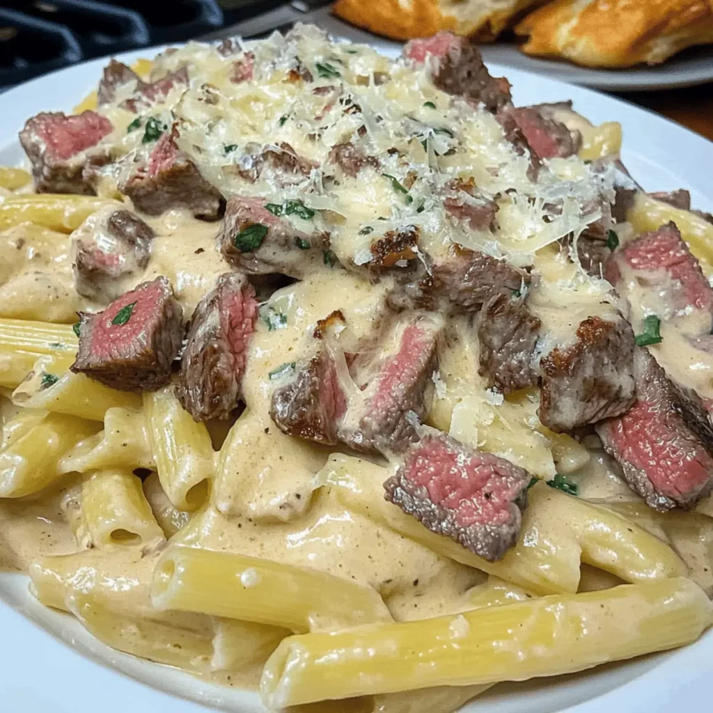 Creamy Steak Pasta