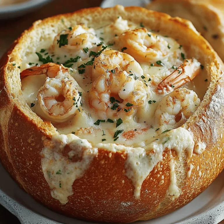 Stuffed Seafood Bread Bowl