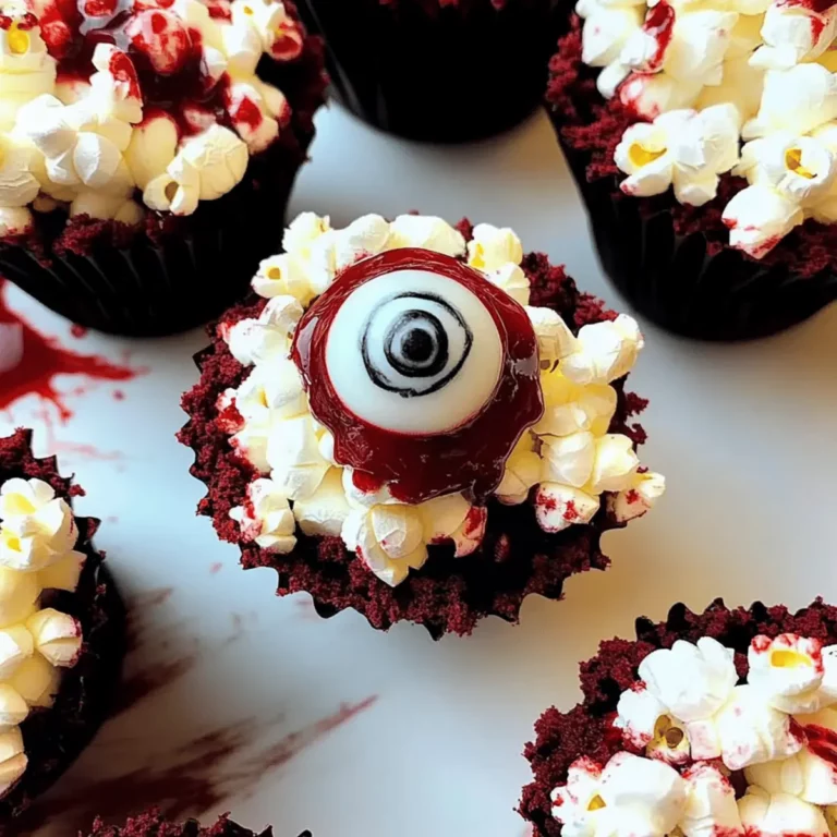 Halloween Bloody Red Velvet Popcorn