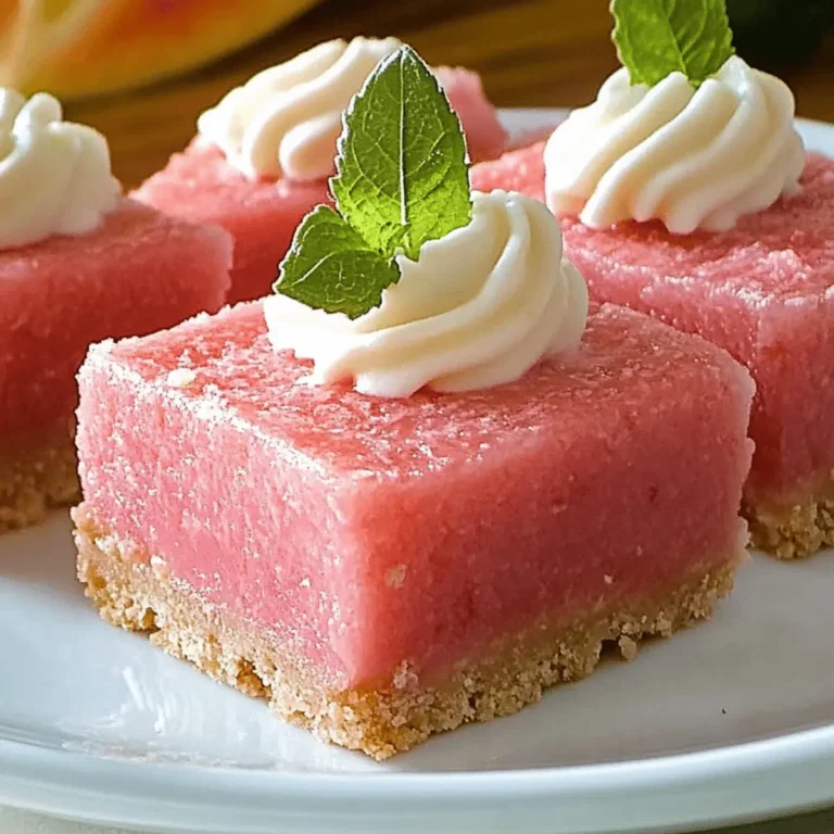 Watermelon Dream Squares Recipe