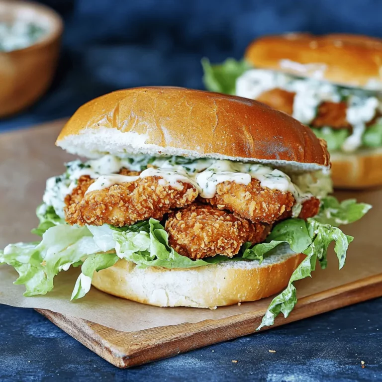 Crispy Chicken Caesar Sandwich