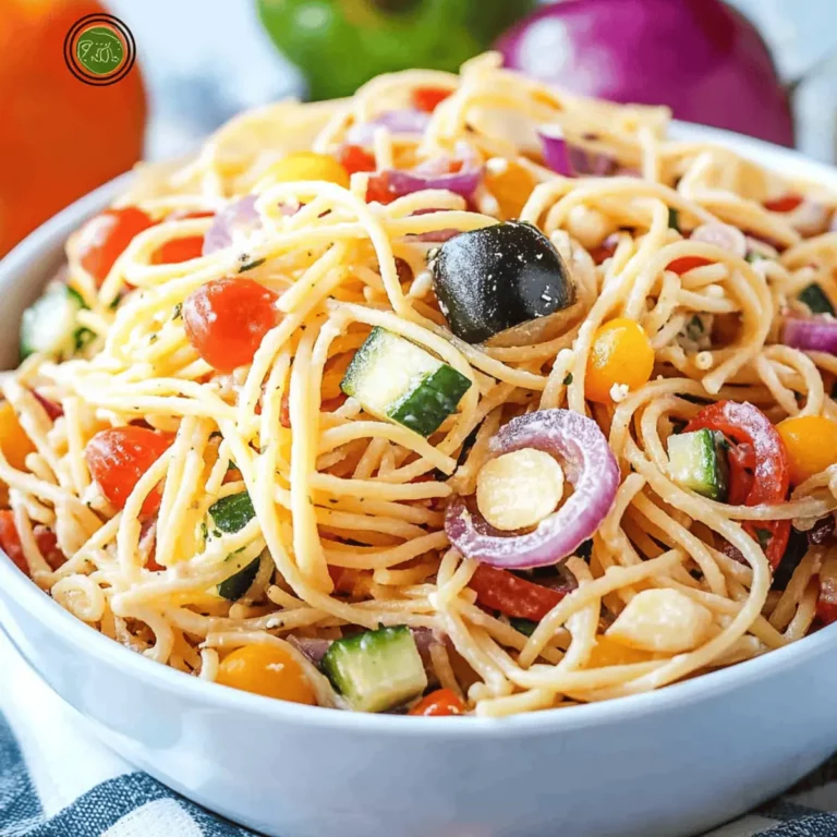 Delicious Italian Spaghetti Salad Recipe