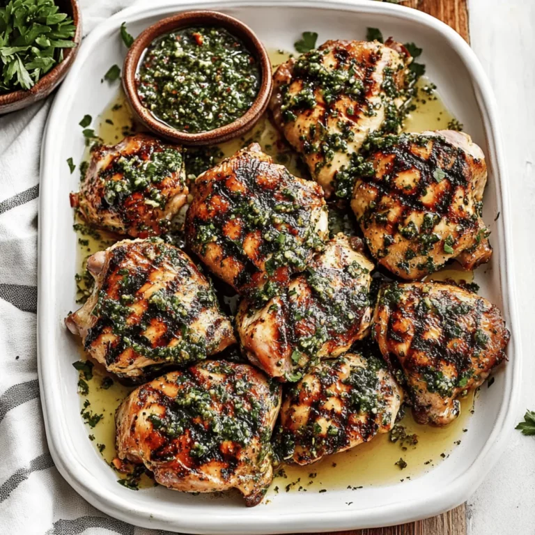 Chimichurri Chicken Thighs