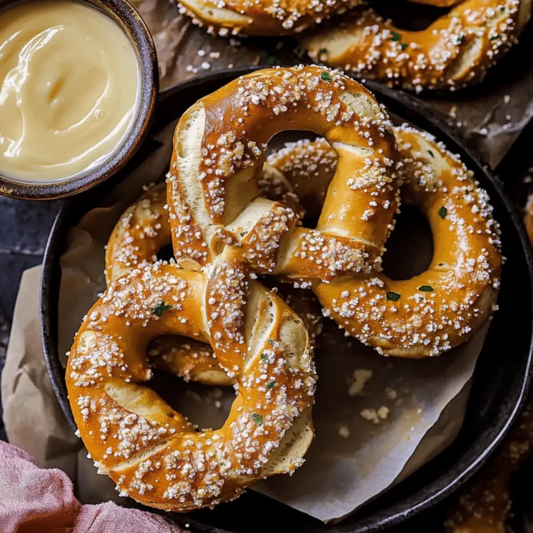 Soft Pretzels with Parmesan and Hard Cider Cheese