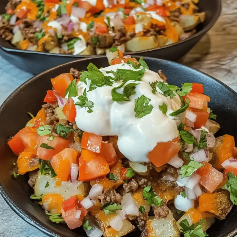 Loaded Fiesta Potato Bowls
