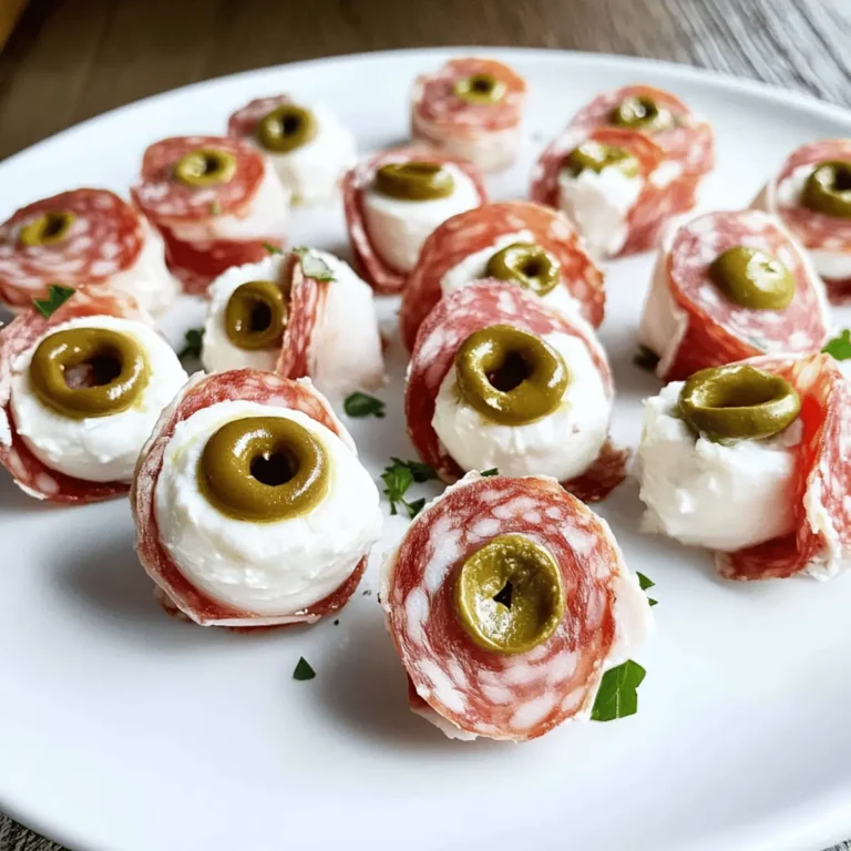 Salami Mozzarella Eyeballs Recipe