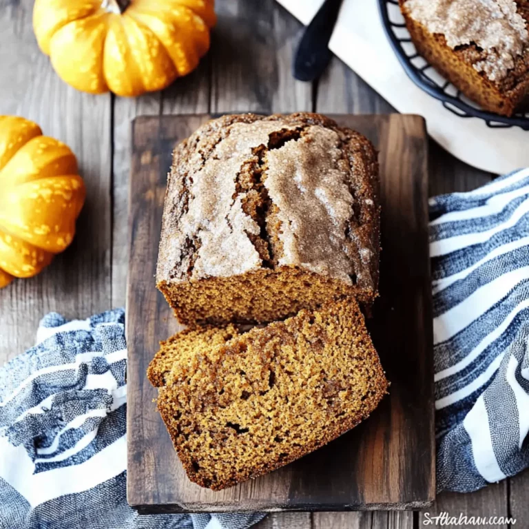 Snickerdoodle Pumpkin Bread