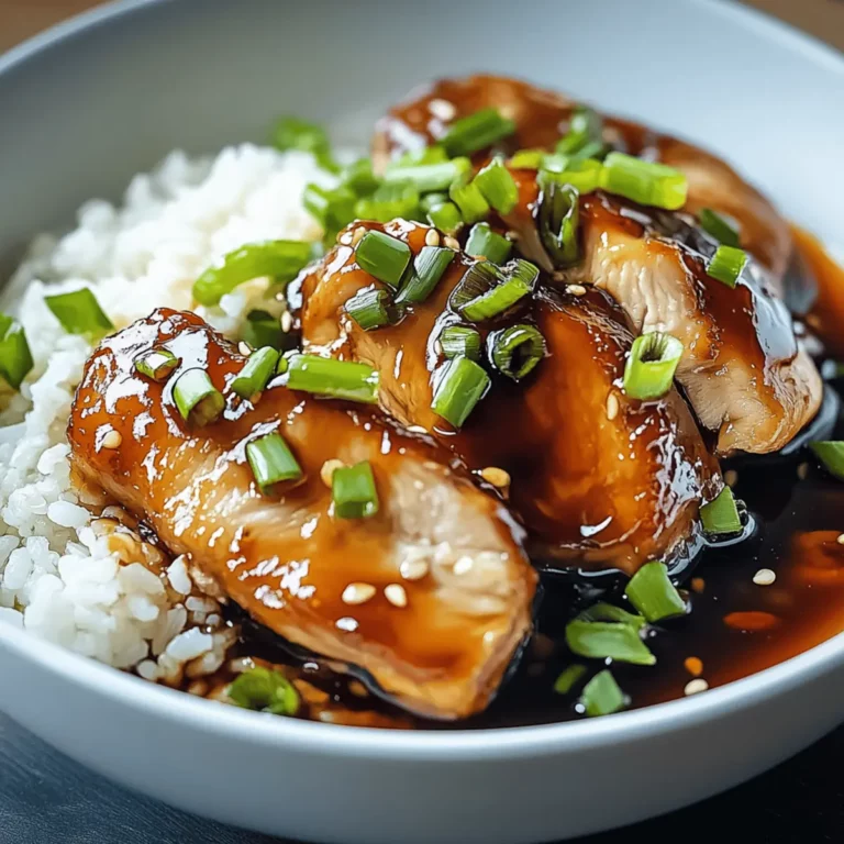 Caramelised Soy Chicken in Garlic Ginger Broth with Rice