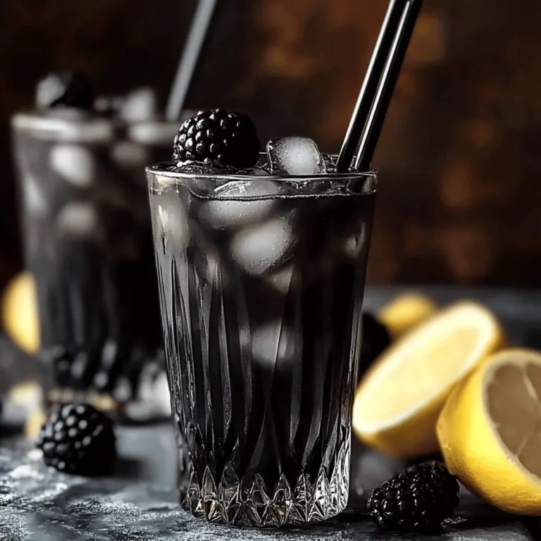 Spooky Black Lemonade