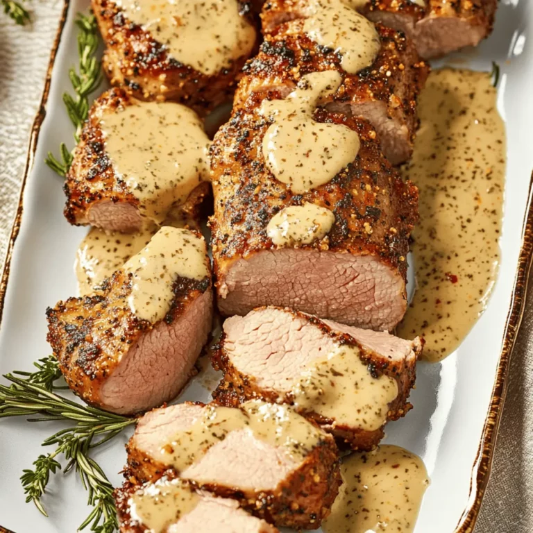 Best-Ever Pork Tenderloin with Creamy Dijon Sauce