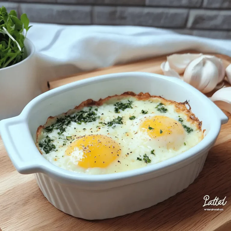 Easy Baked Eggs Florentine for Two