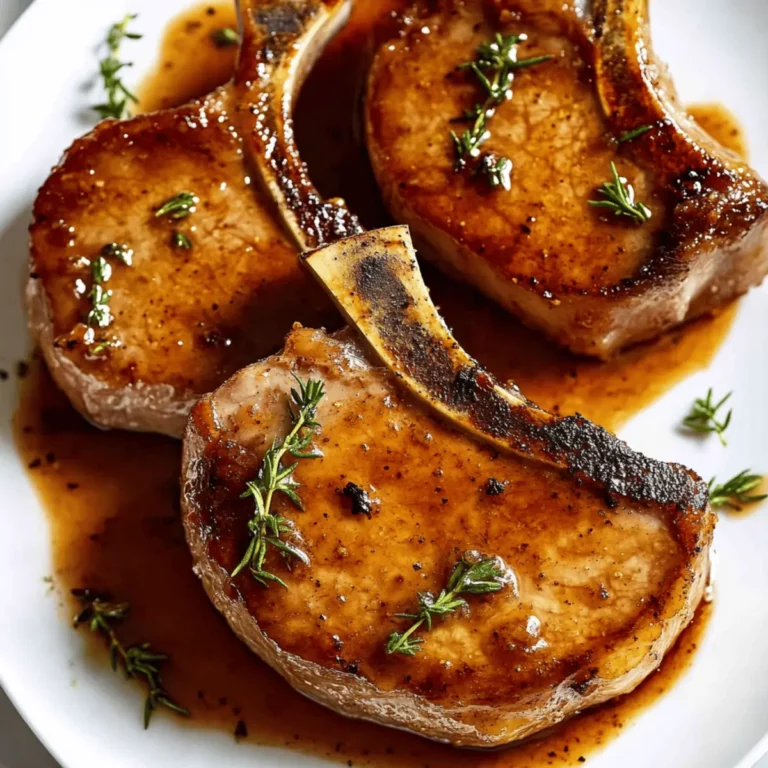 30 Minute Brown Sugar Pork Chops
