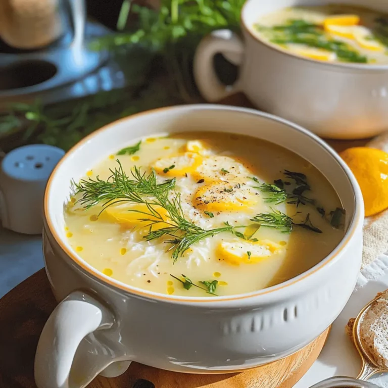Avgolemono Soup