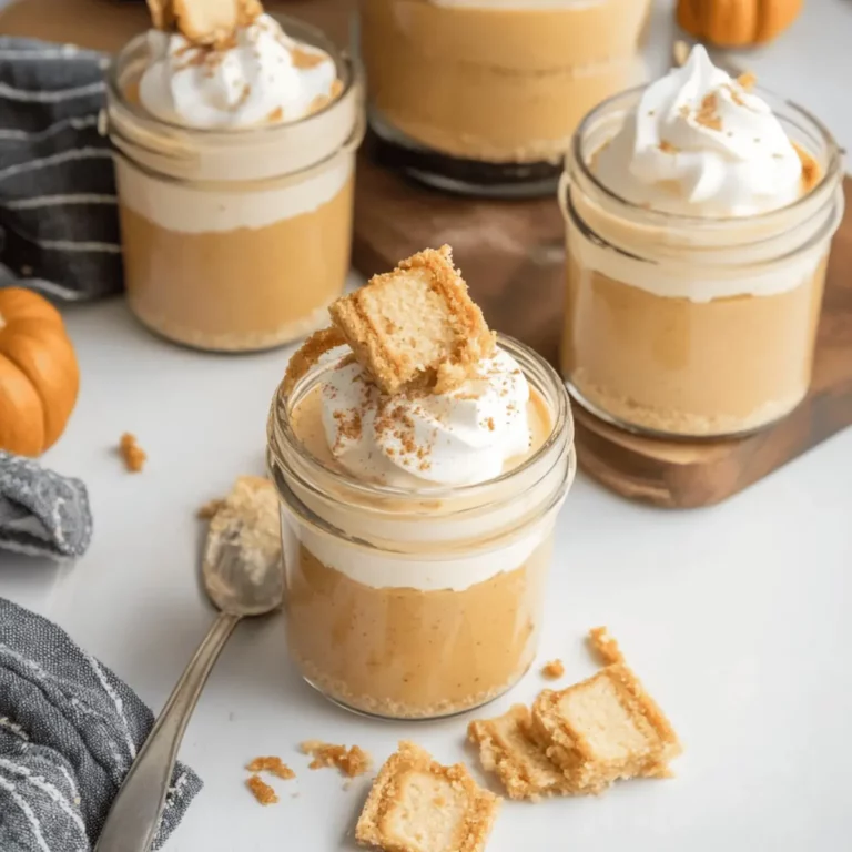 No-Bake Pumpkin Cheesecake Jars