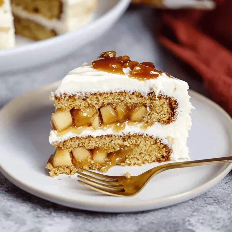 Salted Caramel Apple Cake