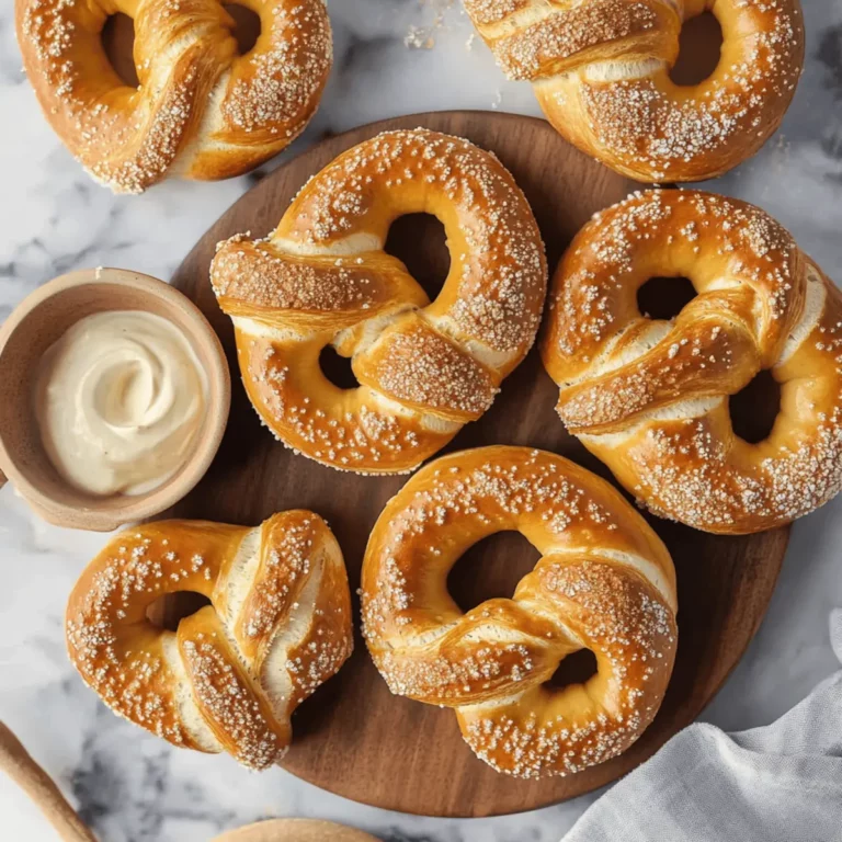 homemade soft pretzels