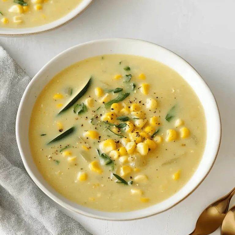 Zucchini Corn Chowder