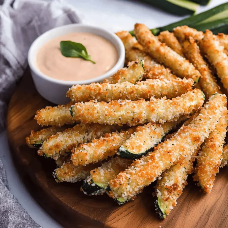 Crispy Parmesan Zucchini Fries