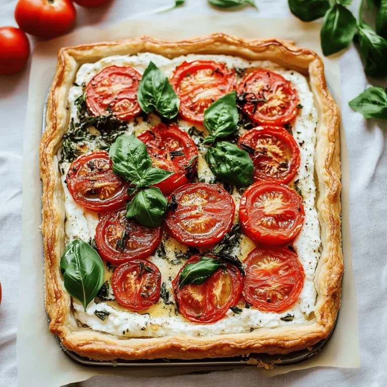 Herbed Ricotta Tomato Tart