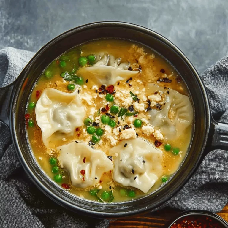 Best Creamy Potsticker Soup