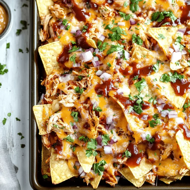 Best Sheet Pan BBQ Chicken Nachos