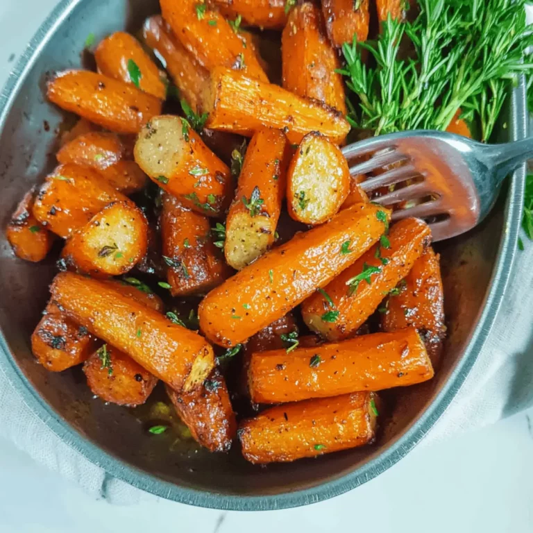 Garlic Herb Roasted Carrots