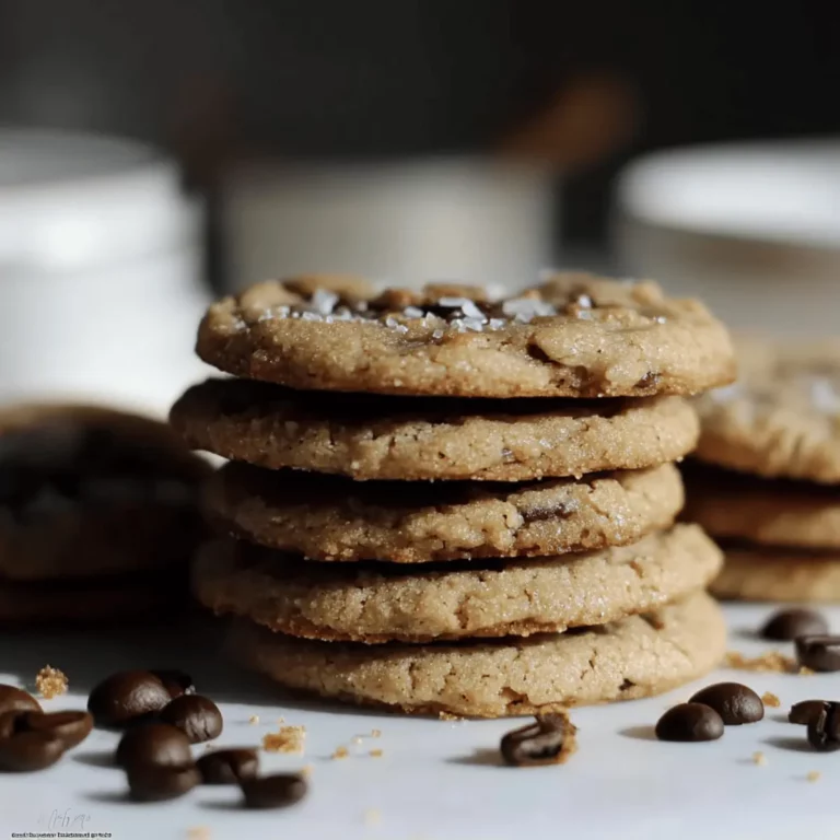 Brown Butter Coffee Toffee Cookies