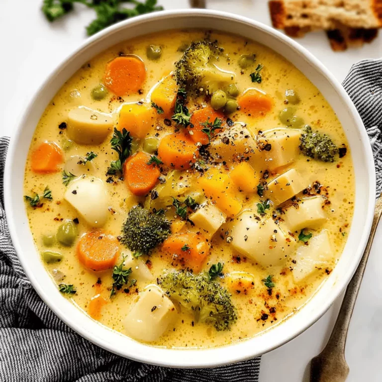 One-Pot Creamy Vegetable Soup